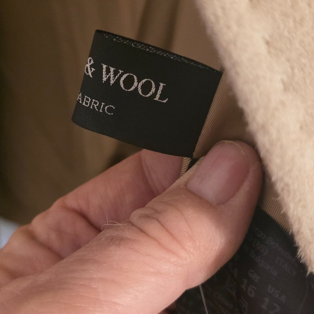 Cinzia Roca Alpaca Wool Coat Size 12 - Picture 6 of 10
